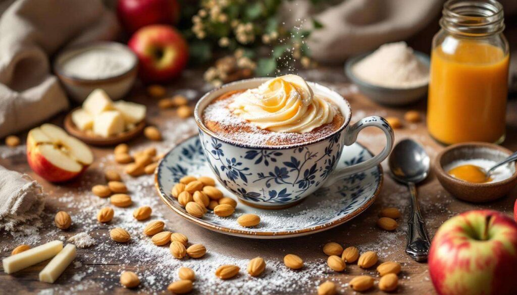 Apfelkuchen in der Tasse: so gelingen die kleinen Mürbeteig-Küchlein ganz unkompliziert