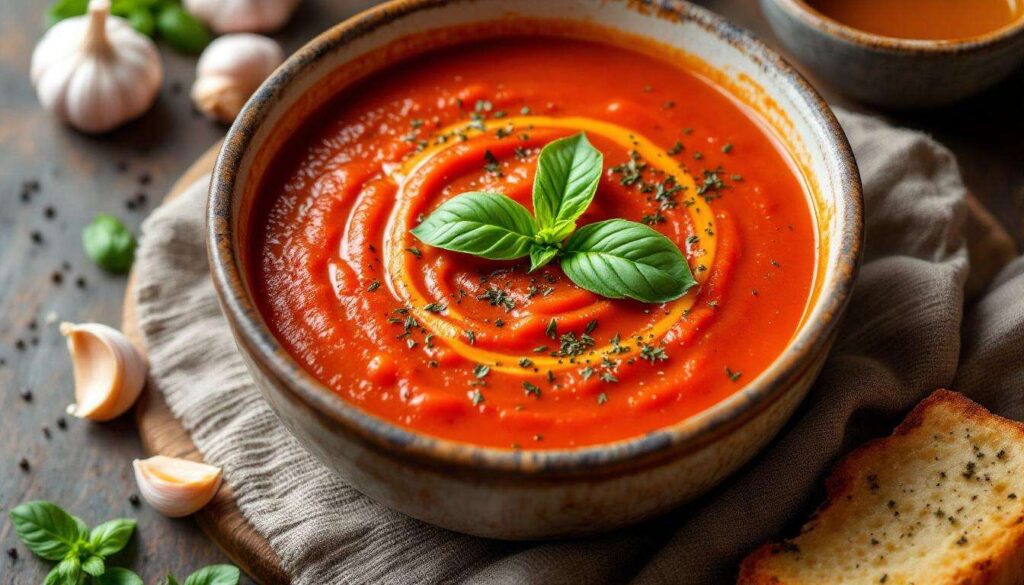 Die perfekte Tomatensuppe: Das Geheimnis der Italiener liegt im Rösten der San Marzano-Tomaten bei exakt 160°C für 45 Minuten, um den Umami-Geschmack zu maximieren