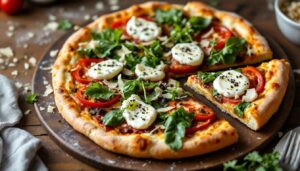 Pizza mit Burrata und Rucola: mit diesem cremigen Käse wird deine Pizza zum Highlight