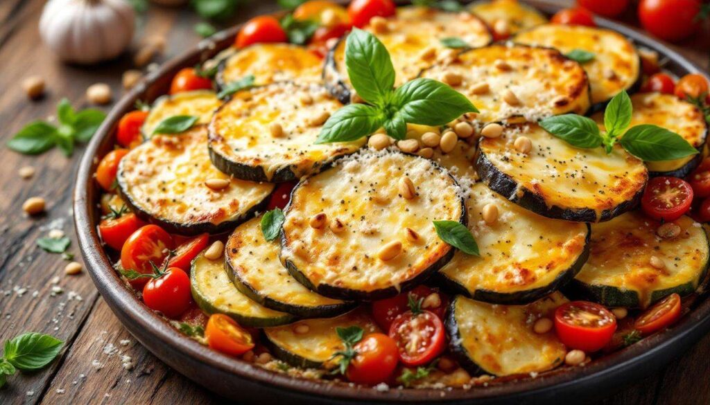 Gemüsegratin mit Mozzarella: so wird’s im Ofen goldbraun und saftig