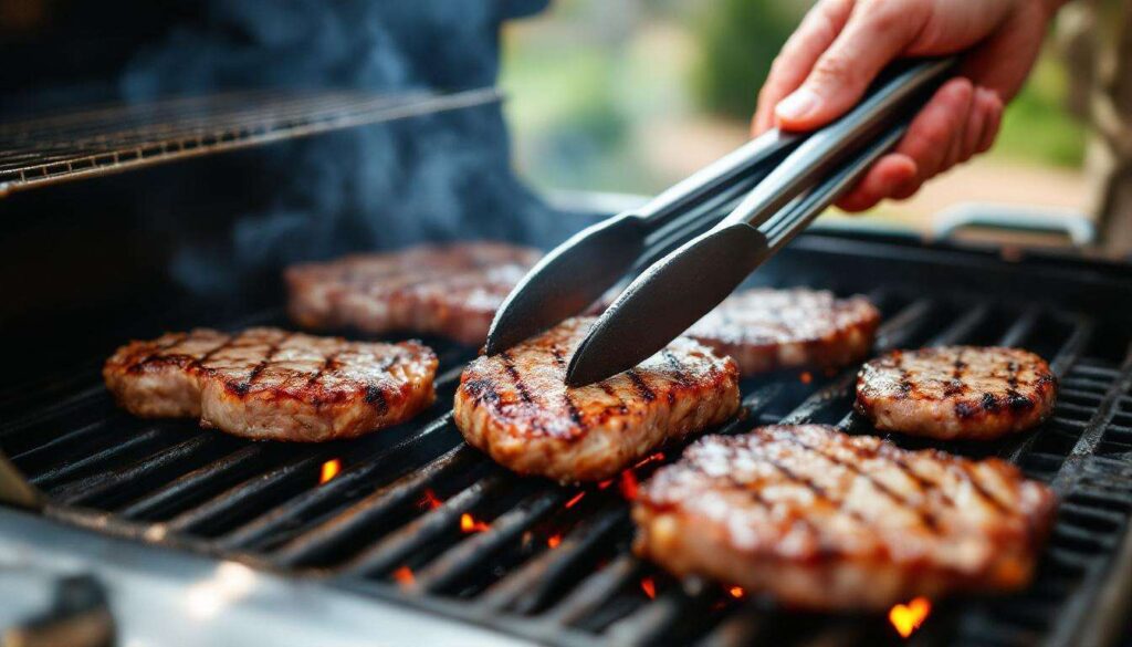 Der Fehler beim Grillen, der dazu führt, dass das Fleisch trocken wird, ist das zu häufige Wenden