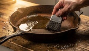 Bevor Sie Ihre rostige Gusseisenpfanne wegwerfen, entdecken Sie den Trick, um sie wiederauferstehen zu lassen