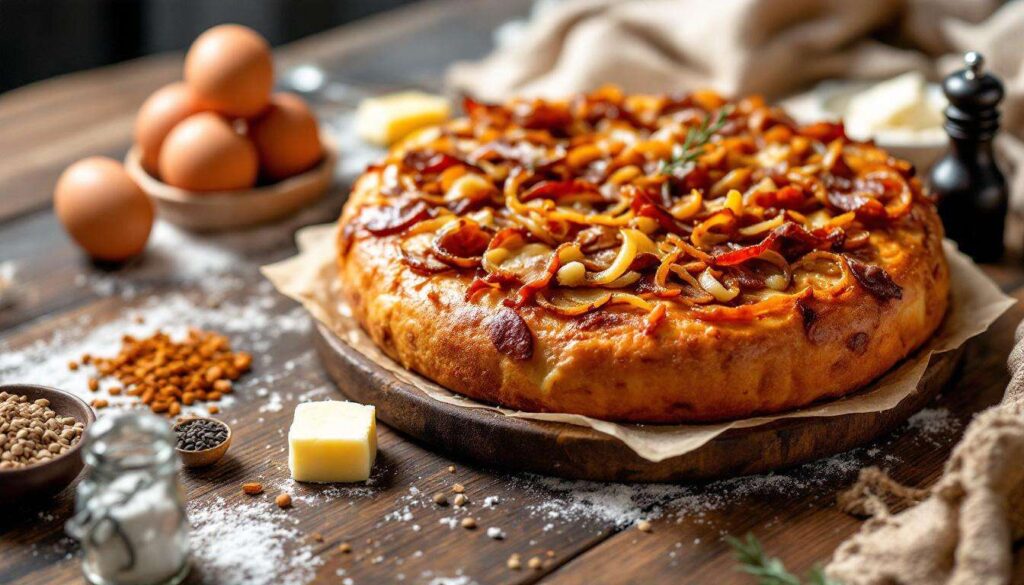 Omas Zwiebelkuchen vom Blech: Einfach, deftig und perfekt für kühle Märztage