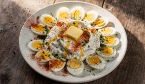 Protein-Frühstück mit Quark und 2 Eiern: Fertig in 5 Minuten, satt bis mittags