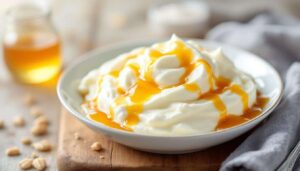 Magerquark-Eis ohne Eismaschine: 2 Zutaten, die du garantiert im Kühlschrank hast