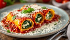 Spinat-Ricotta-Cannelloni: Dieses Ofengericht steht in 25 Minuten auf dem Tisch